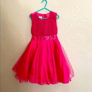Girls, pink dress, size 6x
